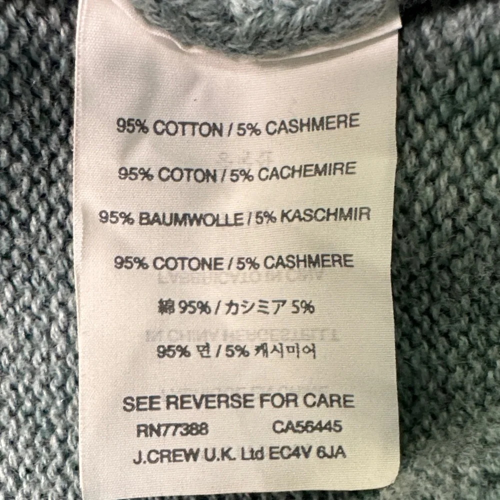 J. Crew 1/4 Zip Sweater Size Large